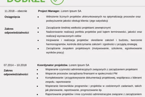 Gotowy wzór CV 2025: Jak napisać i zoptymalizować pod ATS