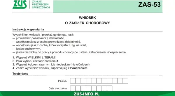 Zasiłek chorobowy po pracy: kiedy ZUS wypłaci? Terminy i dokumenty