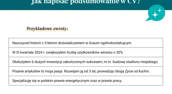 Profil zawodowy w CV: Jak napisać, by zachwycić rekrutera?