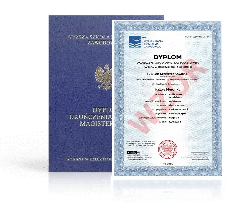 kobieta studiuje i pracuje jednocześnie, kalendarz z zaznaczonym urlopem, dyplom ukończenia studiów