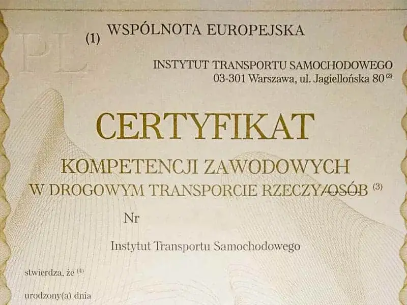 Przykłady kwalifikacji zawodowych certyfikaty uprawnienia
