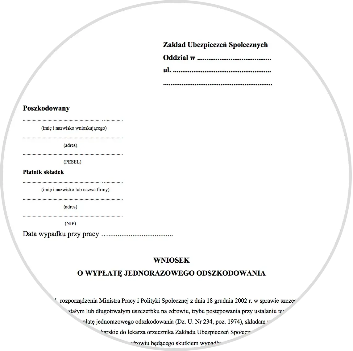 odszkodowanie od pracodawcy po wypadku